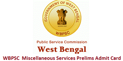 Miscellaneous Services Admit Card