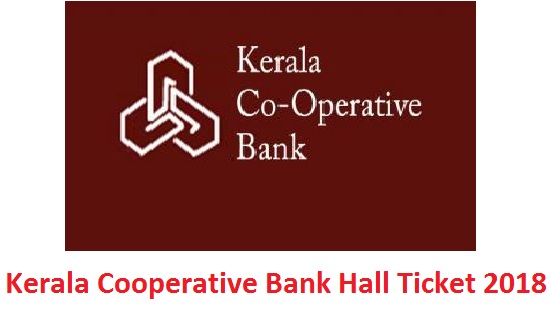 Kerala Cooperative Bank Hall Ticket 2018