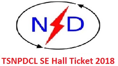 TSNPDCL SE Hall Ticket 2018