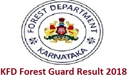 KFD Forest Guard Result 2018