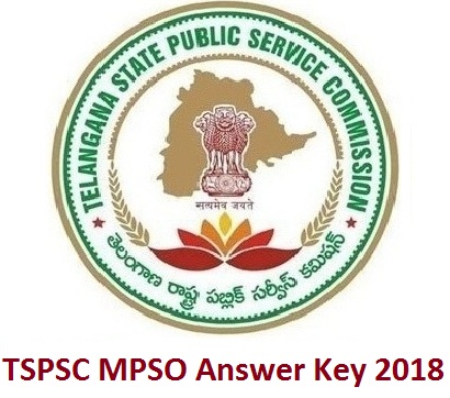 TSPSC MPSO Answer Key 2018