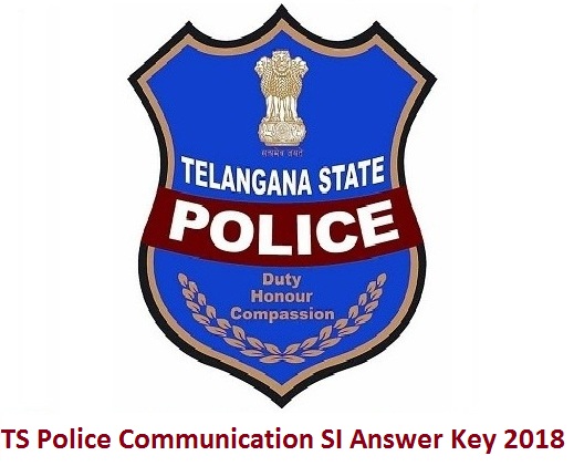 TS Police Communication SI Answer Key 2018