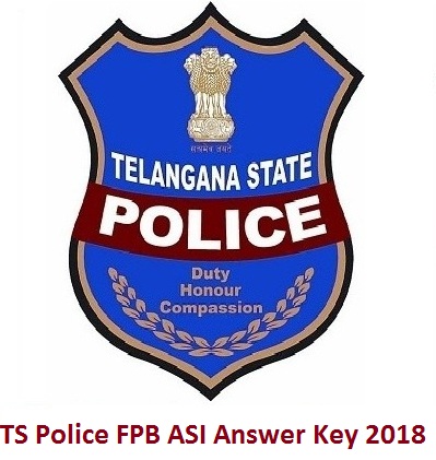 TS Police FPB ASI Answer Key 2018