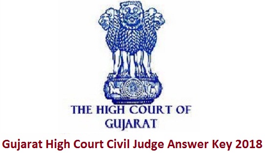 Gujarat High Court Civil Judge Answer Key 2018