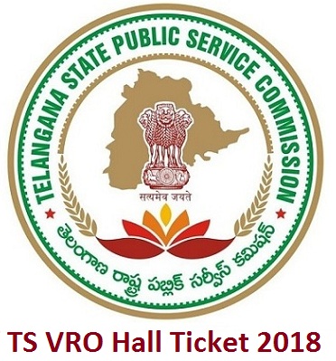 TS VRO Hall Ticket 2018