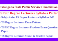 TS Degree Lecturers Syllabus