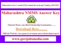 Maharashtra NMMS Answer Key