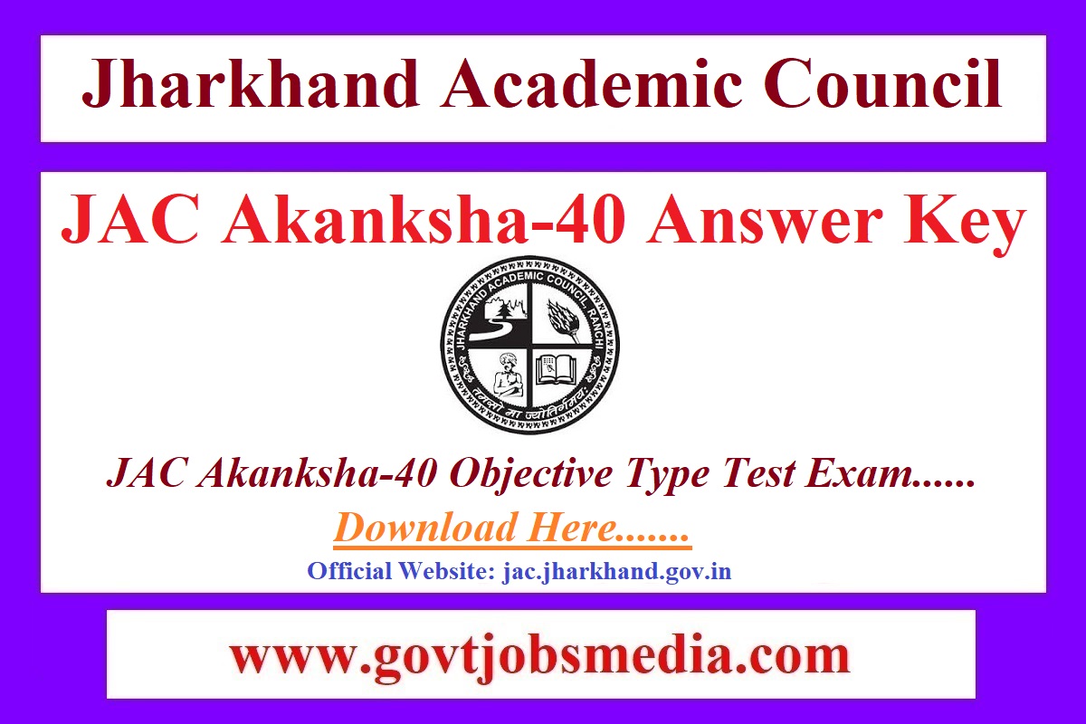 JAC Akanksha-40 Answer Key