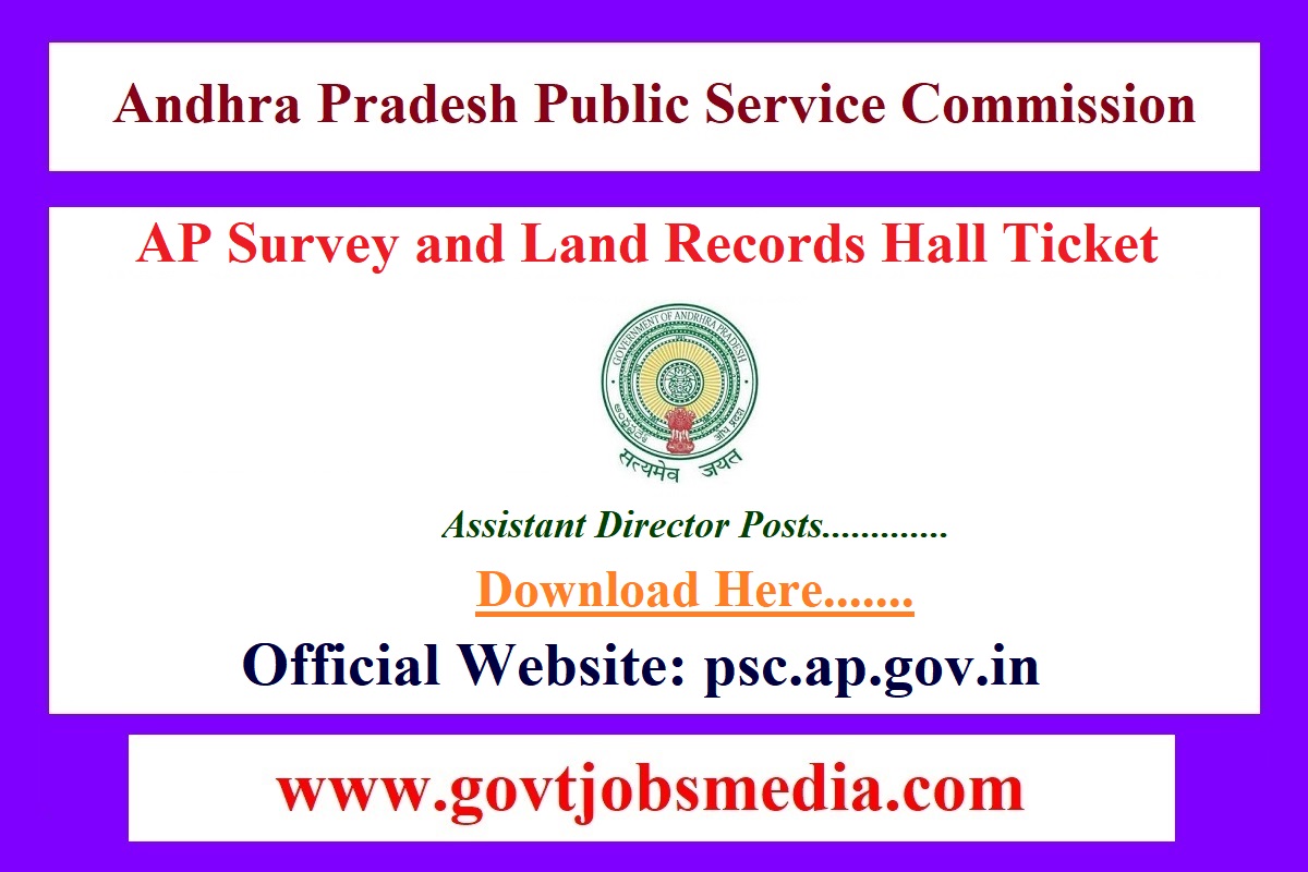 AP Survey and Land Records Hall Ticket