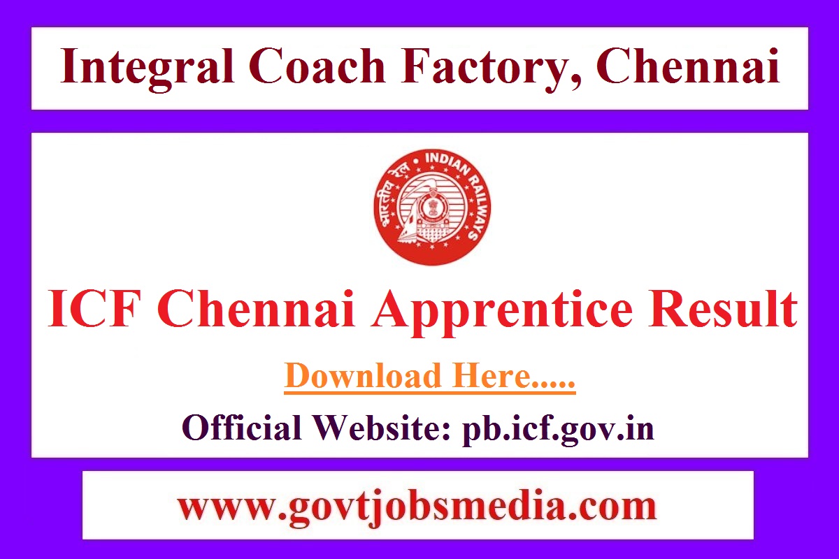 ICF Chennai Apprentice Result