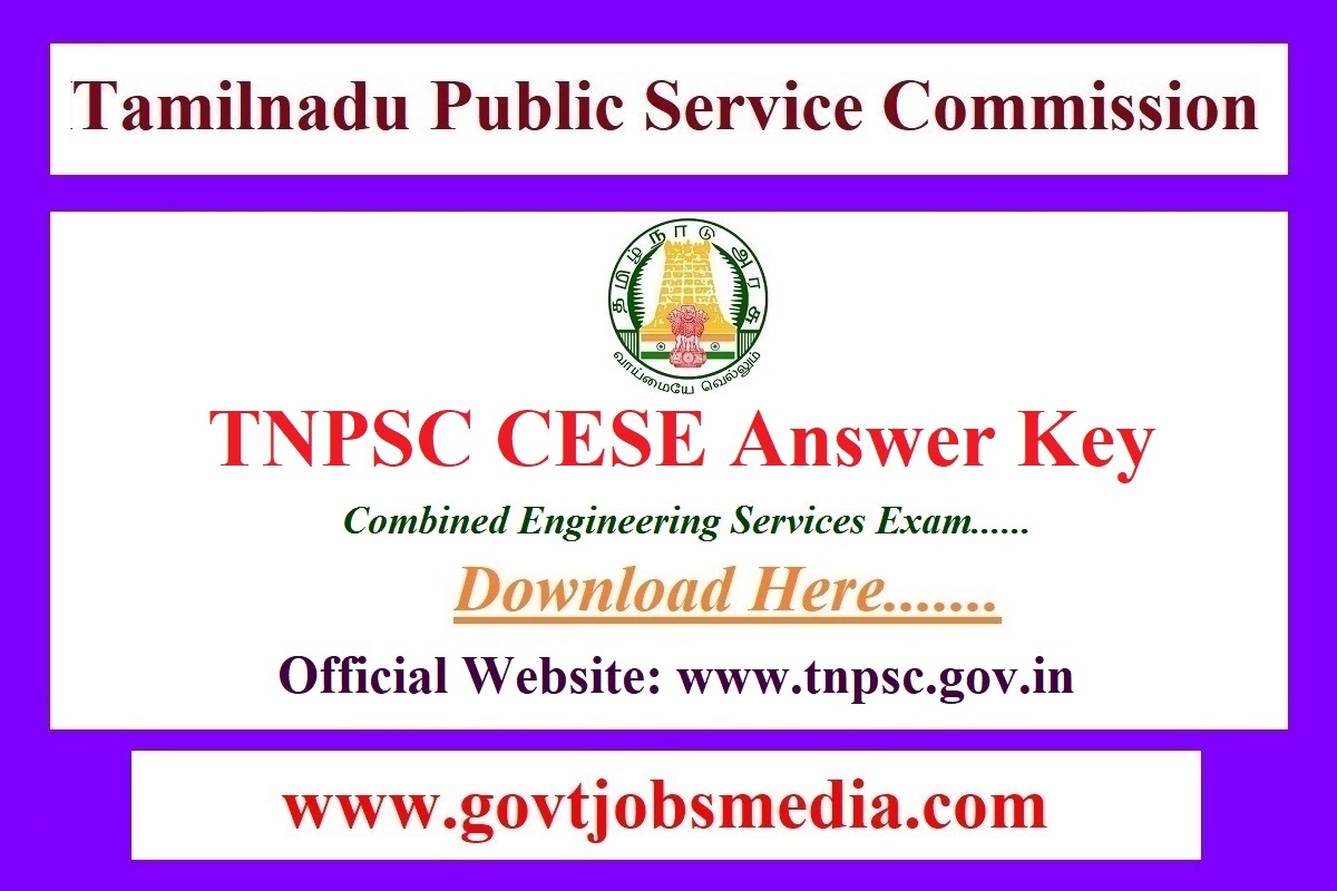 TNPSC CESE Answer Key