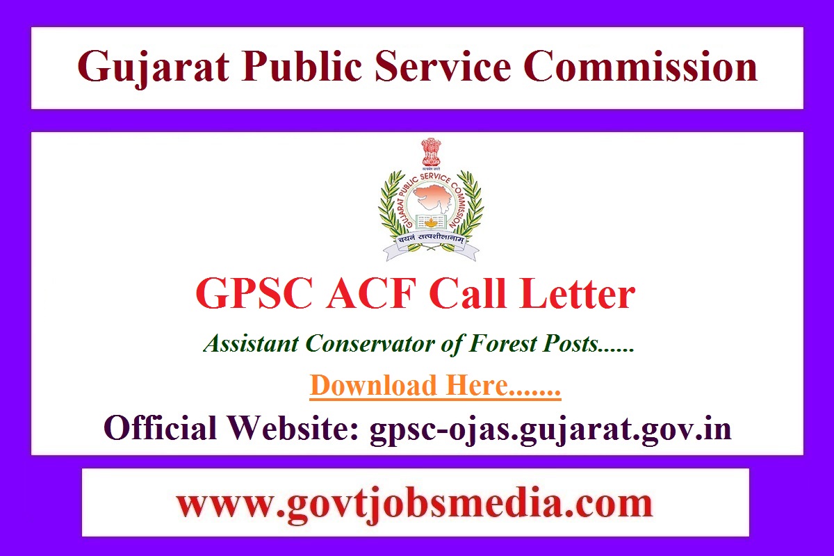 GPSC ACF Call Letter