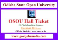 OSOU Hall Ticket