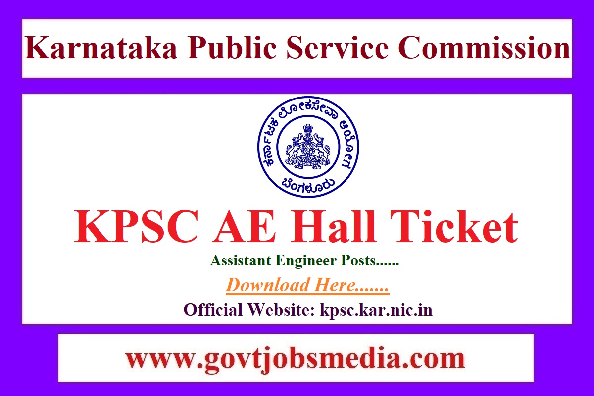 KPSC AE Hall Ticket