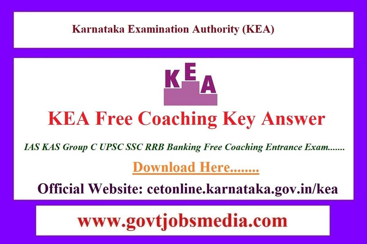 KEA Free Coaching Key Answer