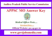 APPSC Medical Officer Answer Key