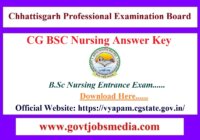 CG BSC Nursing Answer Key