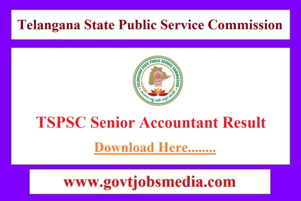 TSPSC Senior Accountant Result